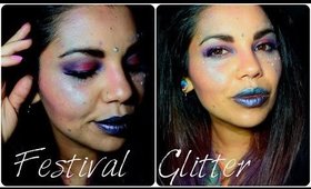 Maquillaje Glitter inspirado en  Festival de Musica  (cruelty free)♡ ♥