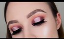 Pink Holographic Glitter Spotlight Cut Crease Makeup Tutorial / Morphe x Jaclyn Hill Palette