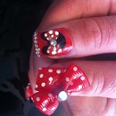 Minnie Mouse nails 