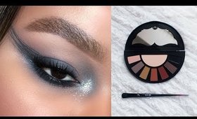 gray-black smokey eye makeup tutorial