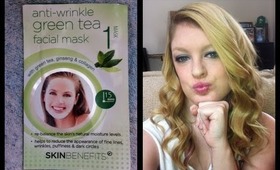 Green Tea Facial Mask Review from the Dollar Tree