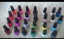 OPI nail polish collection part 1