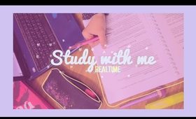 Study with me real time w/ music ⭐✏  Biochemistry | Reem