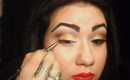 Look : ♡ Orange and brown makeup tutorial