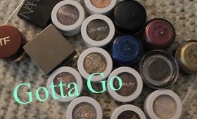 Makeup Collection and Declutter 2018- Cream liners and Eyeshadows / The Painted Lip