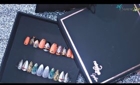 BEST PRESS ON NAILS FOR THE HOLIDAYS  ☆ Nailed2Go REVIEW 🔥