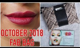 FAB BAG October 2018 | Unboxing & Review | 10 Mini Lipsticks! | Stacey Castanha