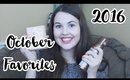 October Favorites 2016