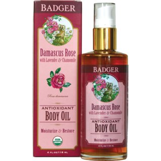 Badger Damascus RoseAntioxidant Body Oil