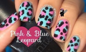 Pearl Pin Needle Leopard Nails by The Crafty Ninja