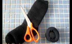 DIY: Sock Hair Doughnut