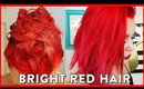 Bright RED Hair Color Tutorial (Using Arctic Fox Wrath & Cosmic Sunshine)
