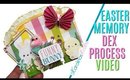 Easter memory dex card process, 10 Days of Easter Happy Mail DAY 7