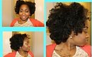 Natural Hair Saga| Super Easy Bantu Knot Out on Short Natural Hair