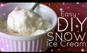 EASY Homemade Snow Ice Cream - NO MACHINE!