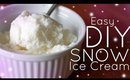EASY Homemade Snow Ice Cream - NO MACHINE!
