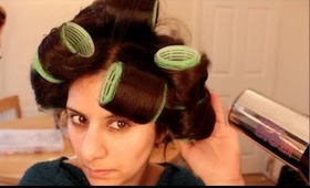 Achieve soft waves and height with velcro rollers