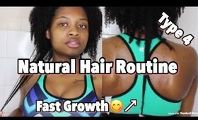 Grow Type 4 Natural Hair Bra strap Length!! Natural Hair Routine 2018 (ft Nadula Hair)