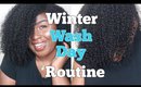 Winter Wash Day Routine 2019 | 3C Dry Curly Natural Hair