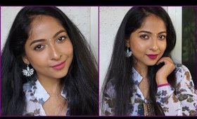 QUICK & EASY EVERYDAY GLAM MAKEUP LOOK for Indian Skintone | Stacey Castanha