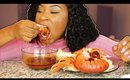 SEAFOOD BOIL MUKBANG WITH BLOVES SAUCE! LOBSTER TAILS & CRAB!