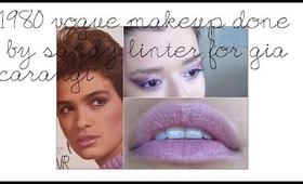 Gia Marie Carangi 1980 Vogue Makeup tutorial