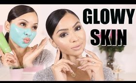 GLOWY AF SKIN 😍 MAKEUP TUTORIAL START TO FINISH | Diana Saldana