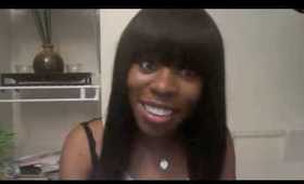 Onye : How To Make A Wig With Bangs Part II