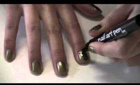 How to : cheetah/leopard print nails & toes!