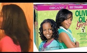 Relaxer Talk - I Texlaxed My Hair With Organic Olive Oil Relaxer For Girls "Review"