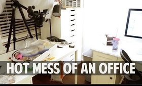 MY OFFICE IS A HOT MESS | VLOG