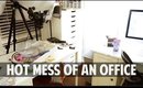 MY OFFICE IS A HOT MESS | VLOG