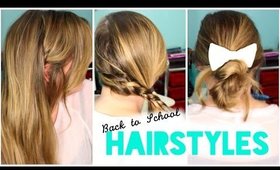 Back To School: Quick & Easy Heatless Hairstyles!