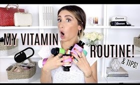 MY VITAMIN COLLECTION & ROUTINE! Beauty & Weight Loss | Lauren Elizabeth