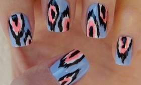 How To: Ikat Print Nails!!!