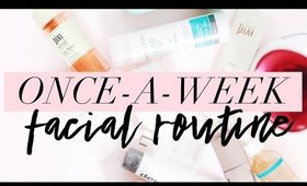 HOW TO DO A FACIAL AT HOME ONCE A WEEK!