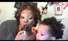 Having fun singing=-) and my son