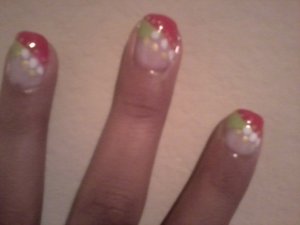 Strawberry-Kiwi Nails ! (That's what everyone calls them!)