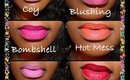 ♥♥LA Girl Glazed Lip Paints..Review and Swatches♥♥
