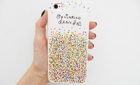 DIY Sprinkles Phone Case