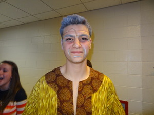 This is the makeup I'm doing for my school's show! This was the 1st night!
