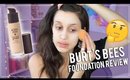 NEW Burt's Bees Goodness Glows Foundation - Review First Impressions