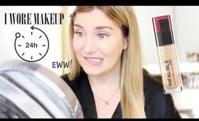 EXTREME 24 HOUR FOUNDATION WEAR TEST  (yes, I slept in it EWW!)