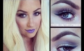 Purple Lipstick/Soft Eye Look Tutorial