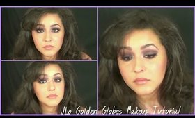 Jennifer Lopez Golden Globes Makeup Tutorial (NoBlandMakeup)