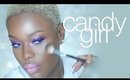 Pink & Purple Glitter Makeup for DARK SKIN "Candy Girl"