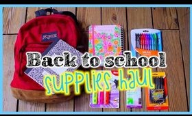 Back to School Supplies Haul 2014
