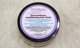 Giveaway| Mahogany Naturals Extraordinary Hair Detox