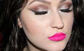 Se Arrume Comigo! Make Balada:Boca PINK + dica p/ delineado de gatinho!Batalha de Makes Capricho!