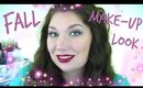 Fall Inspired Make-up Tutorial | Nude Eyes | Bold Lips♥
